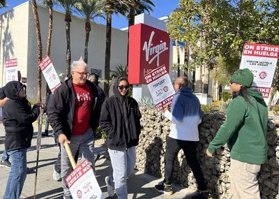 Hundreds of Hospitality Workers Launch Strike at Virgin Hotels Las Vegas