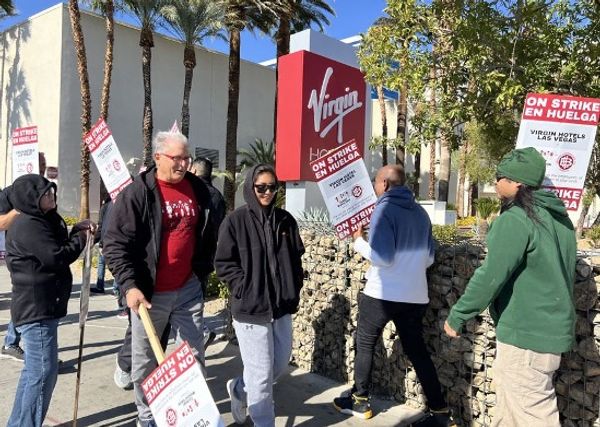 Hundreds of Hospitality Workers Launch Strike at Virgin Hotels Las Vegas