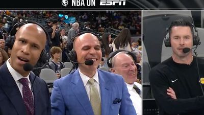 JJ Redick Had Funny, Sarcastic Halftime Interview With Former ESPN Coworkers