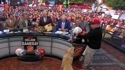 Georgia's Uga and Ben's Brother Peter Herbstreit Had Cute Moment on 'College GameDay'