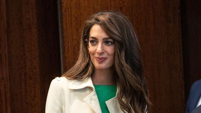 No-one does effortless sophistication like Amal Clooney – her emerald green dress and cream trench are this season's must-haves