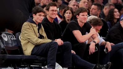 Tom Brady Had Fun Playing Catch With Fans Courtside at Madison Square Garden