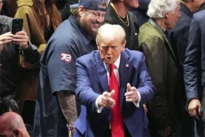 Donald Trump Attends UFC 309 At Madison Square Garden