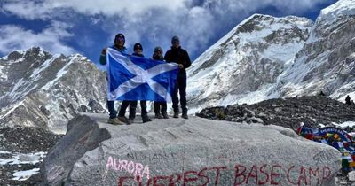 Scottish family on top of the world after trekking to Mount Everest base camp