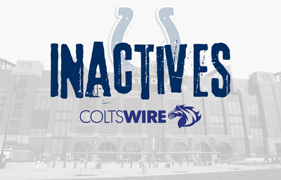 Indianapolis Colts list 7 players inactive in Week 11 vs Jets