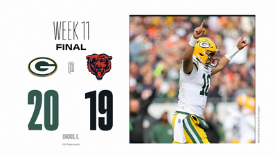 Instant analysis of Packers’ 20-19 win over Bears in Week 11