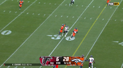 WATCH: Broncos LB Cody Barton intercepts Kirk Cousins pass