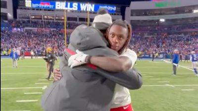 Xavier Worthy, Keon Coleman Have Wholesome Exchange on Field After Chiefs-Bills