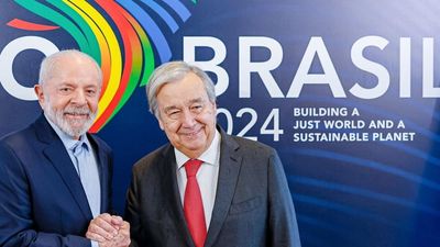 Climate crisis takes centre stage as G20 summit opens in Brazil