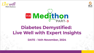 Experts speak on diabetes management, prevention stressing on common risk factors at TOI Medithon-3