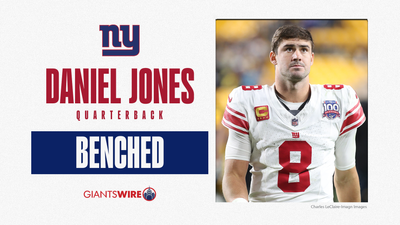 Giants bench Daniel Jones in favor of Tommy DeVito