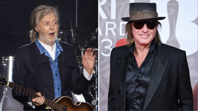 “I looked back, and Paul's got one of my guitars, and he's kind of messing around with it, right? And I'm mixing, so I said, 'Well, if you're going to be in here, why don't you help me mix this?'”: Richie Sambora on the day he met Paul McCartney