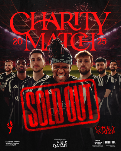 The Sidemen Charity Match sells out Wembley in three hours