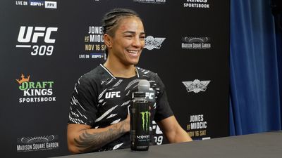 Viviane Araujo talks empowering women for her soon-to-be daughter after UFC 309 upset of Karine Silva