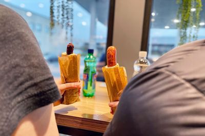 In the remote Atlantic, gourmet hot dogs