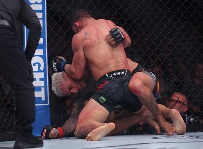 Charles Oliveira irked by numerous fouls Michael Chandler committed at UFC 309