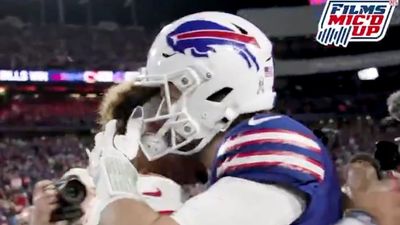 Mics Caught Patrick Mahomes Gushing Over Josh Allen’s TD Run in Postgame Handshake