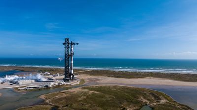 SpaceX fuels up Starship megarocket in key test ahead of 6th test flight (photos)