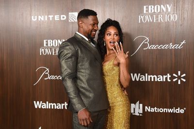 Actors Jonathan Majors and Meagan Good are engaged. She backed him through domestic violence trial