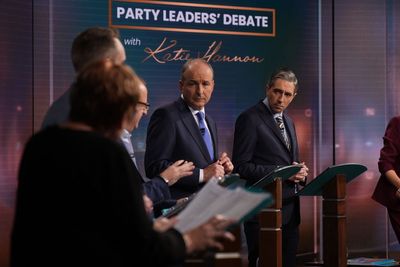 Fiery exchanges in the first televised leaders debate of Irish general election