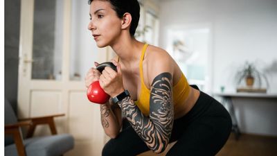 Build total body strength and cardiovascular fitness with this starter kettlebell workout