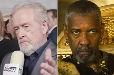 Gladiator 2: Ridley Scott disputes Denzel Washington’s claim gay kiss was removed from movie