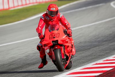 Marquez completes first laps on factory Ducati in Barcelona MotoGP test