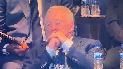 Jerry Jones Looking So Sad During Cowboys' Ugly Loss to Texans Led to Lots of Jokes