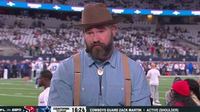 Jason Kelce and His Interesting Wardrobe Choice for MNF Became a Funny Meme