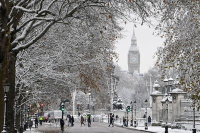 When did it last snow in London on Christmas Day?