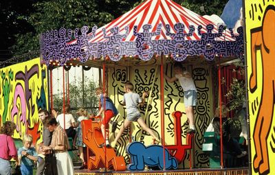 A Keith Haring carousel, a Basquiat ferris wheel: long-lost pop art carnival gets new life in New York