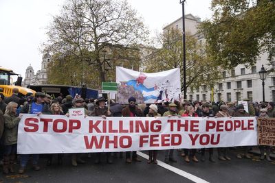 Farmers protest in London over inheritance tax shake-up but Rachel Reeves holds firm