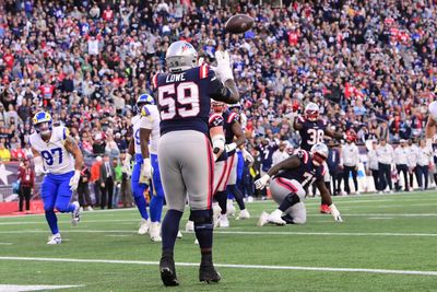 Sights and sounds of Patriots OL Vederian Lowe’s surprising touchdown catch