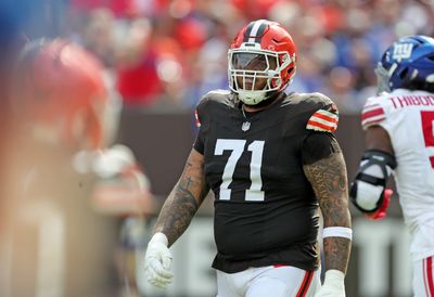 Browns optimistic about getting one OL back vs. Steelers