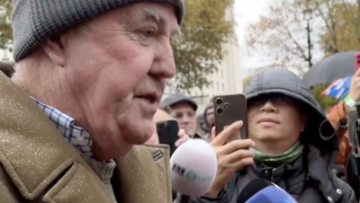 Jeremy Clarkson has two words for BBC journalist at farmers’ protest