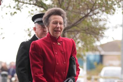 Anne opens £145m bridge after being delayed by bad weather