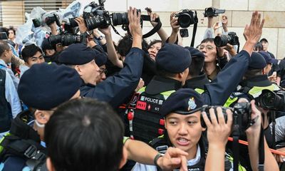 The Guardian view on a showtrial in Hong Kong: a new authoritarian low