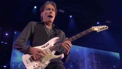 “When Chicago hit the scene, it stuck out like nothing else”: Steve Vai lays down a smoking alternative solo for South California Purples in this rare fret-melting guest spot at Chicago’s Live at 55 show