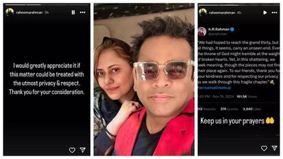 AR Rahman and Saira Banu's children react to shocking separation; say 'Keep us in your prayers'