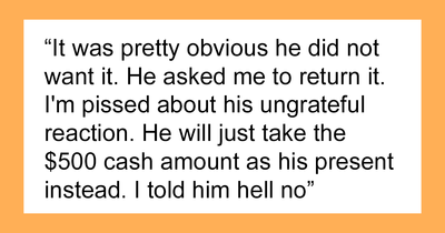 Wife Gives Hubby Thoughtful Present After Accident, He Doesn’t Like It And Asks For Cash Instead