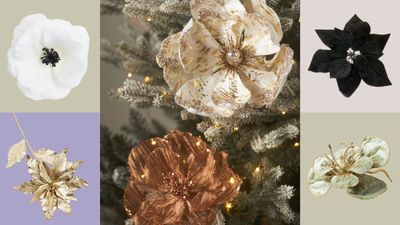 Florals for…. Christmas? Groundbreaking — Shop Flower Ornaments, the Tree Trend Blooming This Holiday Season