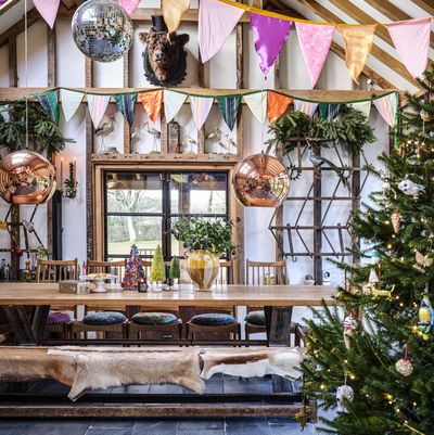 Sugar, spice and all things nice decorate the home of the Biscuiteers founder at Christmas