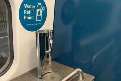 Water dispensers available to passengers on UK trains in European first