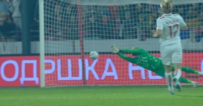 Watch Kasper Schmeichel in blistering form for Denmark in Serbia stalemate