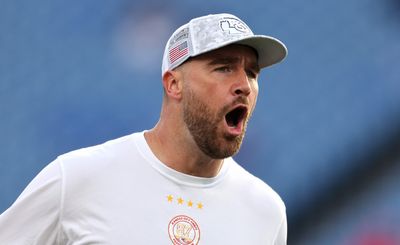 Travis Kelce melts down from grossness over mayo eating contest on New Heights podcast