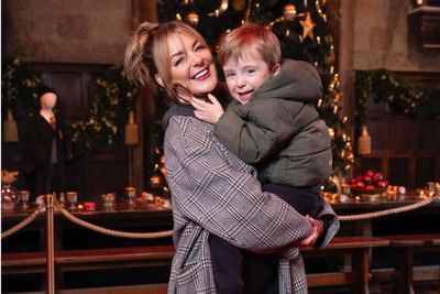 Sheridan Smith apologies to Peter Crouch after son 'put spell on him' at Harry Potter event