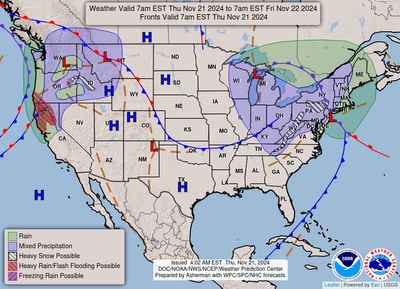 Mapped: Charting path of deadly ‘bomb cyclone’ in Pacific Northwest and California