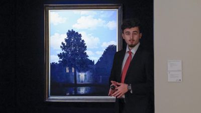 Magritte painting sets surreal auction record selling for nearly €15m