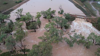 Town struck by flash flooding after sudden deluge