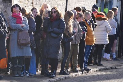 Fans gather to pay tribute to Liam Payne after One Direction star’s funeral